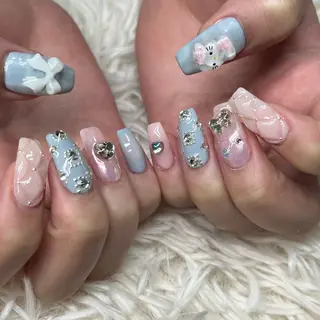 ネイル 🐕‍🦺Yappy 💗A-tanのネイルデザイン