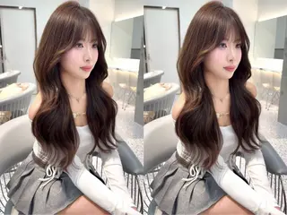 ロング 🎀透明感ブラウ ンshizuka🎀のヘアスタイル