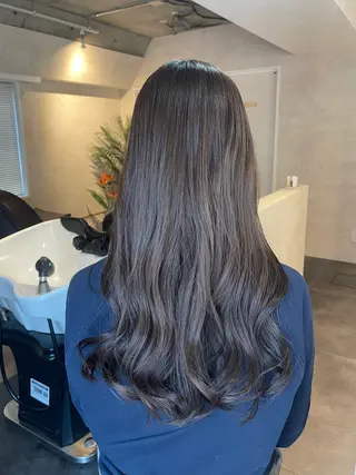 ロング カラー hair design SUN room【サンルーム渋谷】所属・レイヤーボブ/渋谷 /メンズyuinaのヘアスタイル