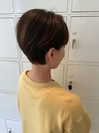 ショート カラー 鶴岡で縮毛矯正なら お任せ！ハヤシナオミのヘアスタイル
