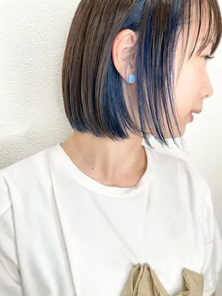 ミディアム 伊藤 一樹のヘアスタイル