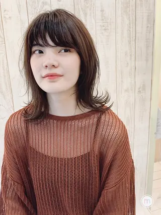 セミロング カラー パーマ ヘアアレンジ キッズ トータルビューティー K:R鶴川のヘアスタイル