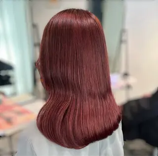 ミディアム つや髪ᰔᩚ暖色 カラーYui🩰のヘアスタイル