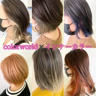 カラー eyelush color world庄内駅前所属・シールエクステ/豊中 吉田孝司のヘアスタイル