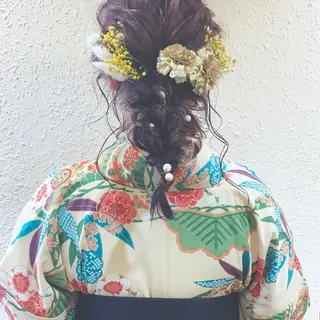 ヘアアレンジ 井上 美奈子のヘアスタイル