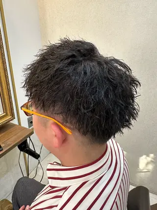 ショート パーマ 大日方 祐介のヘアスタイル