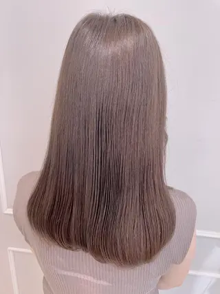 セミロング カラー 🦖鶴岡香純🦖 育休中のヘアスタイル