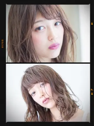 セミロング カラー 相武台ショート特化 💐川崎希💐のヘアスタイル