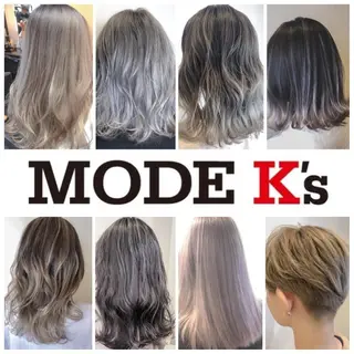 カラー ハイライト/ブリーチ バレイヤージュ関佳祐のヘアスタイル