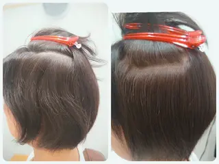 ショート 髪質改善美容室bokuno鳴海店所属・髪質改善/星野久美子 /撮影モデル募集のヘアスタイル