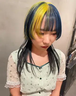 セミロング カラー 優作 〜圧倒的信頼〜のヘアスタイル