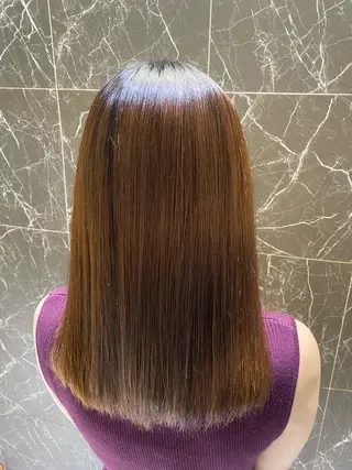 ロング 🔸縮毛矯正/髪質 改善カラー石崎🔸のヘアスタイル