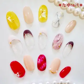 ネイル ネイルサロン・ネイルスクール　たゆnail所属・ネイルサロン 【たゆnail】のネイルデザイン