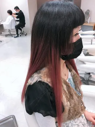 ロング 阿部 美咲のヘアスタイル