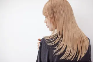 セミロング カラー 斉藤 翔平のヘアスタイル