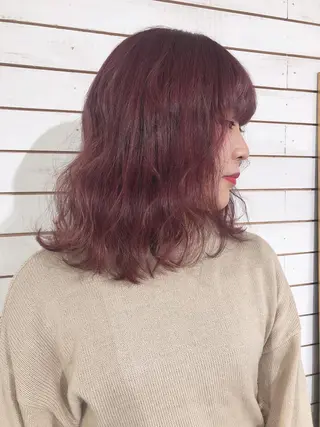 ミディアム カラー 🦋美髪／エクステ 🦋アベイクミのヘアスタイル