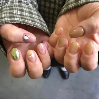 ネイル ゆびノさき茨木店 ニュアンス/アートのネイルデザイン