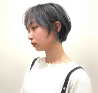 ショート カラー FRAME spa&hair room博多店【フレーム】所属・髪質改善｜顔周り｜博 多｜川上智也のヘアスタイル