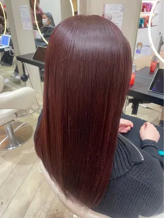 ロング カラー 艶髪/ハイトーン ️🫧rino🫧のヘアスタイル