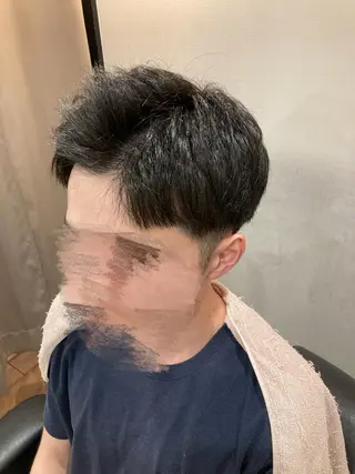 ショート メンズ trim渋谷店所属・徒歩3分ビジネスマン カット👦🏻うしだのヘアスタイル