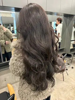 ロング カラー レイヤー/柔色 カラー/SAkiのヘアスタイル