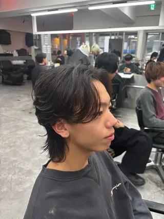 パーマ メンズ メンズ特化✨️ 韓国風パーマ🔥一八のヘアスタイル