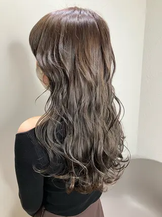 ロング カラー GOTODAY シェアサロン梅田NU茶屋町店所属・髪質改善/艶カラー 縮毛矯正/みほのヘアスタイル