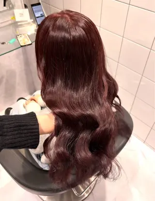 ロング カラー 表参道♡暗髪^ྀི 艶カラー♡アユミのヘアスタイル