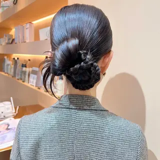 ロング ヘアアレンジ ✨カチモリ✨レイヤー 韓国ヘア🇰🇷ゆいのヘアスタイル
