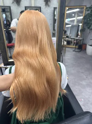 ロング カラー ヘアアレンジ 久米 治仁のヘアスタイル