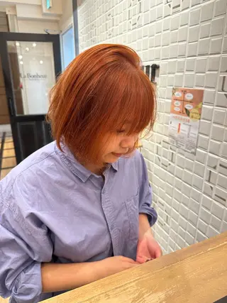 ショート La bonheur hair reve 池袋店所属・🐈‍⬛ マナカ🐈‍⬛のヘアスタイル