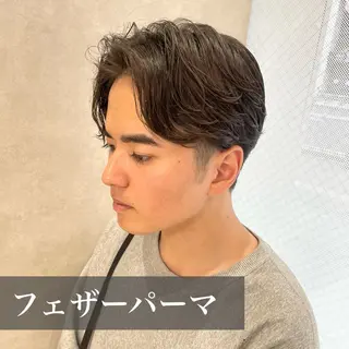 パーマ メンズ ダウンパーマ特化💎 ボブ・レイヤーりなのヘアスタイル