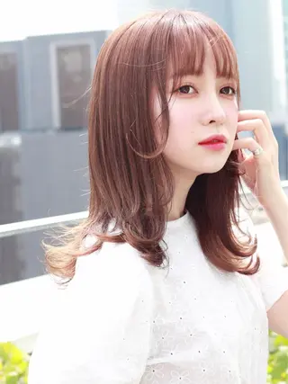 ミディアム カラー ヘアアレンジ トレンド眉🫧🪄 kumiの眉毛・アイブロウイメージ