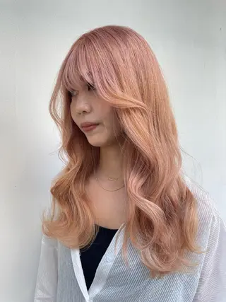 ロング カラー 女性に人気♪ はやしほのかのヘアスタイル