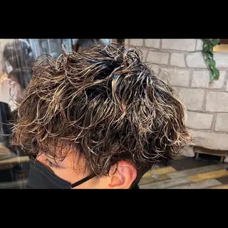 カラー パーマ メンズ 💈大人の渋髪💈 店長　大橋侑弥のヘアスタイル