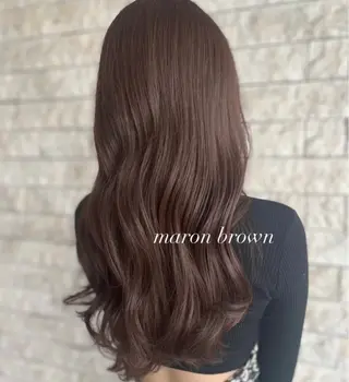 ロング カラー 透明感カラー／ 艶感カラー／RAMUのヘアスタイル