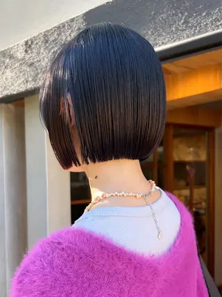 ショート 暖色カラー🧡 ボブ🧚‍♀️マナのヘアスタイル