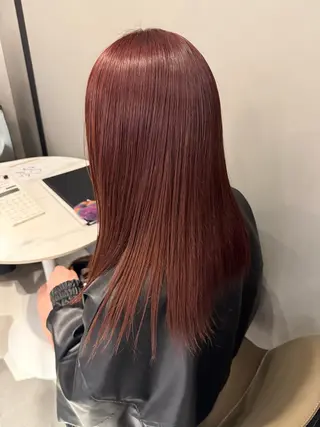 セミロング カラー ブリーチ/アレンジ 天満/chihiroのヘアスタイル