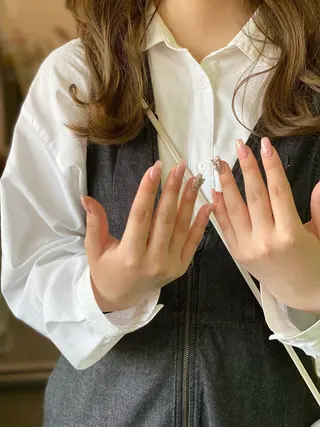 ネイル ネイル空間所属・muguet🎀 nailのネイルデザイン