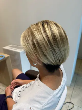 ショート 大島 希美のヘアスタイル