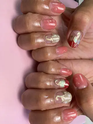 ショート ネイル ✴︎ Delightのネイルデザイン