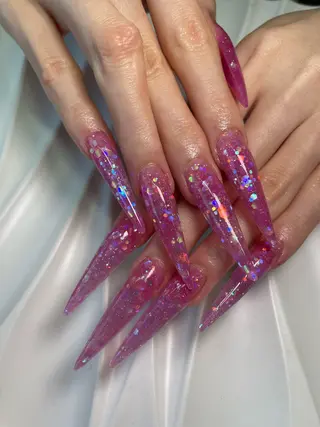 ネイル スカルプ狂 🩵Enamiのネイルデザイン