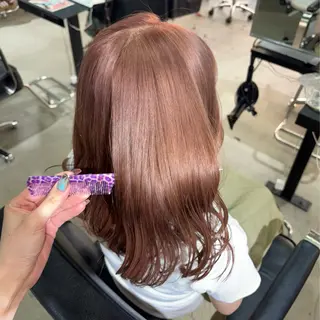 ミディアム カラー ★デザインカラー ハイトーン ももか★のヘアスタイル