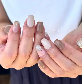 ネイル 大人可愛いネイル🎗 Hinaのネイルデザイン