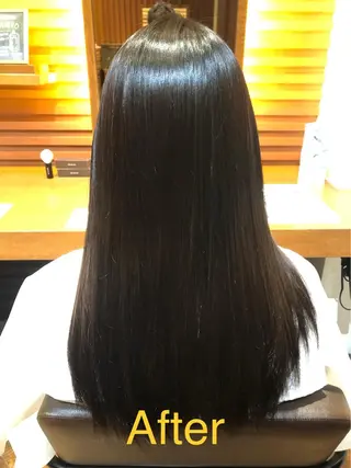 ロング 高山🐬髪質改善 池袋で縮毛矯正のヘアスタイル