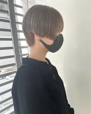 ショート カラー レイヤー/ボブ/ 顔周り/yukinaのヘアスタイル