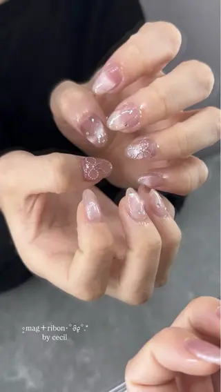 ネイル GRANDE大須 Cecil💜のネイルデザイン