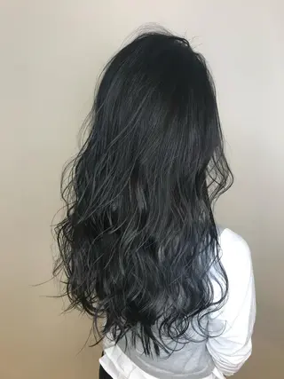 セミロング カラー AMI Hair  supply所属・髪質改善カラー 韓国風レイヤーのヘアスタイル