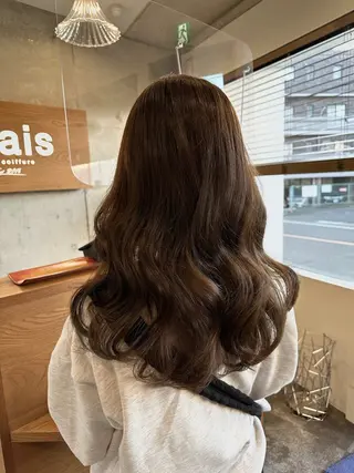 セミロング 後藤 千絵のヘアスタイル