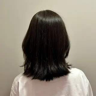 ミディアム 岡本 妃麗のヘアスタイル